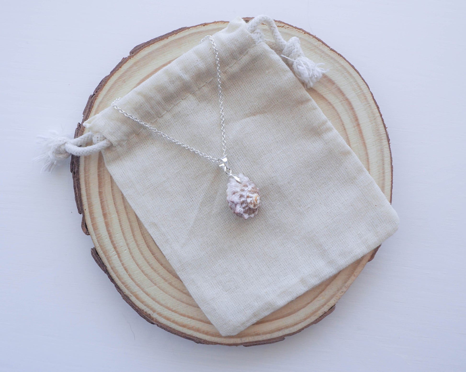 Unique Rough Star Shell Necklace Charm - Nature-Inspired Artistry