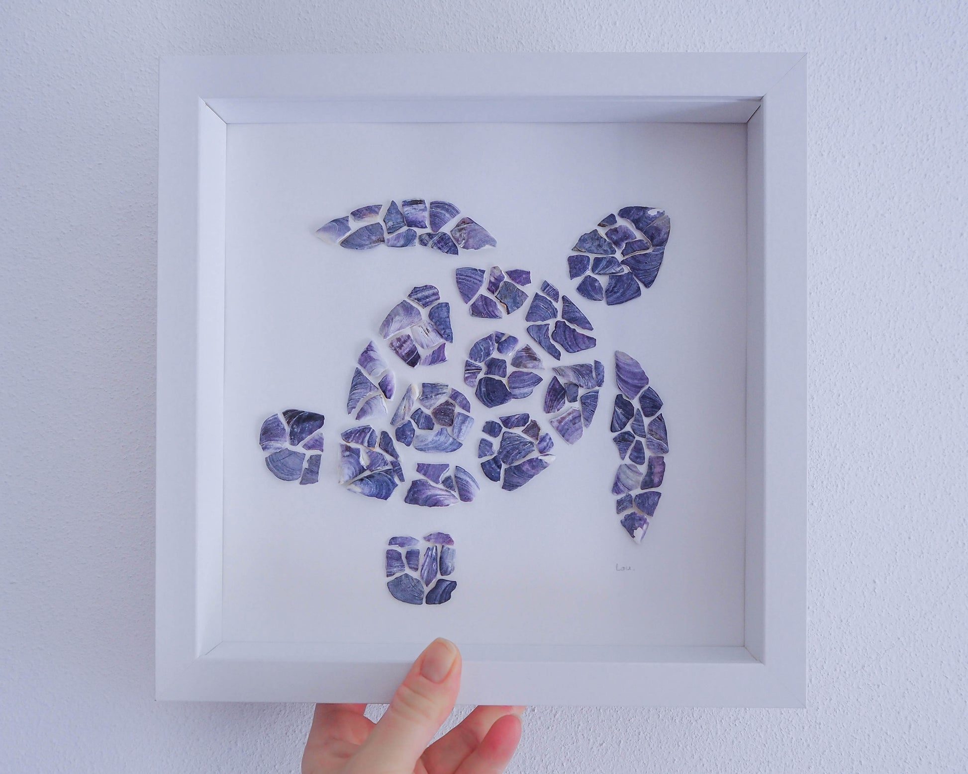 Portuguese Mussel Shells Turtle Art: Genuine mussel shells sourced from Portugal's coastal waters, highlighting their natural texture and colors. Sea by lou, Authentic Shells, Beach Decor, Natural Beauty