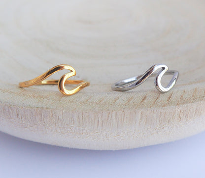 WAVE Ring ~ Gold or Silver