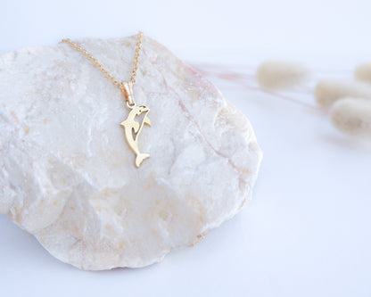 ORCA NECKLACE ~ Gold or Silver